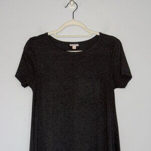 LuLaRoe Carly Swing Dress Gray